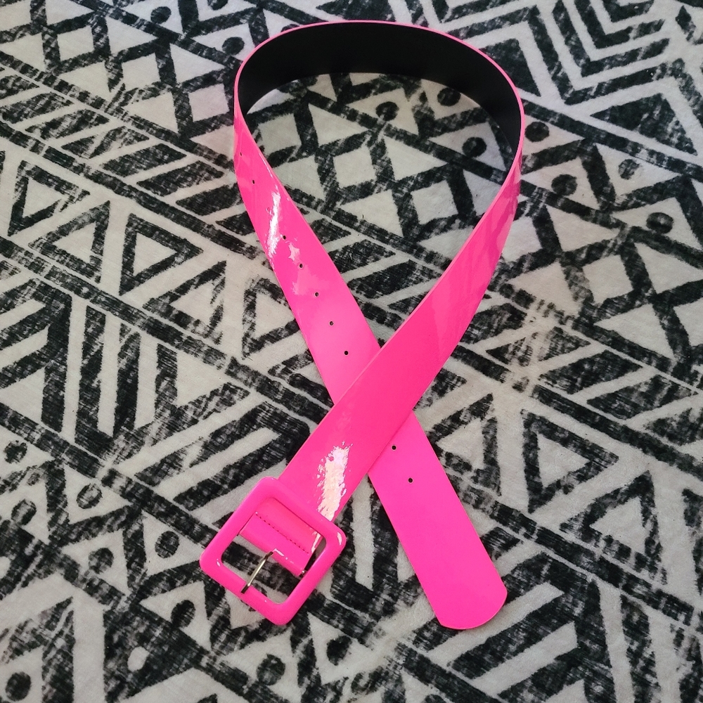 Hot pink belt